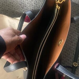 Tory Burch Black and Brown Women's Bag